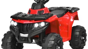 ATV electric cu telecomanda pentru copii HL-578, 2 motoare, galben Review si Pareri